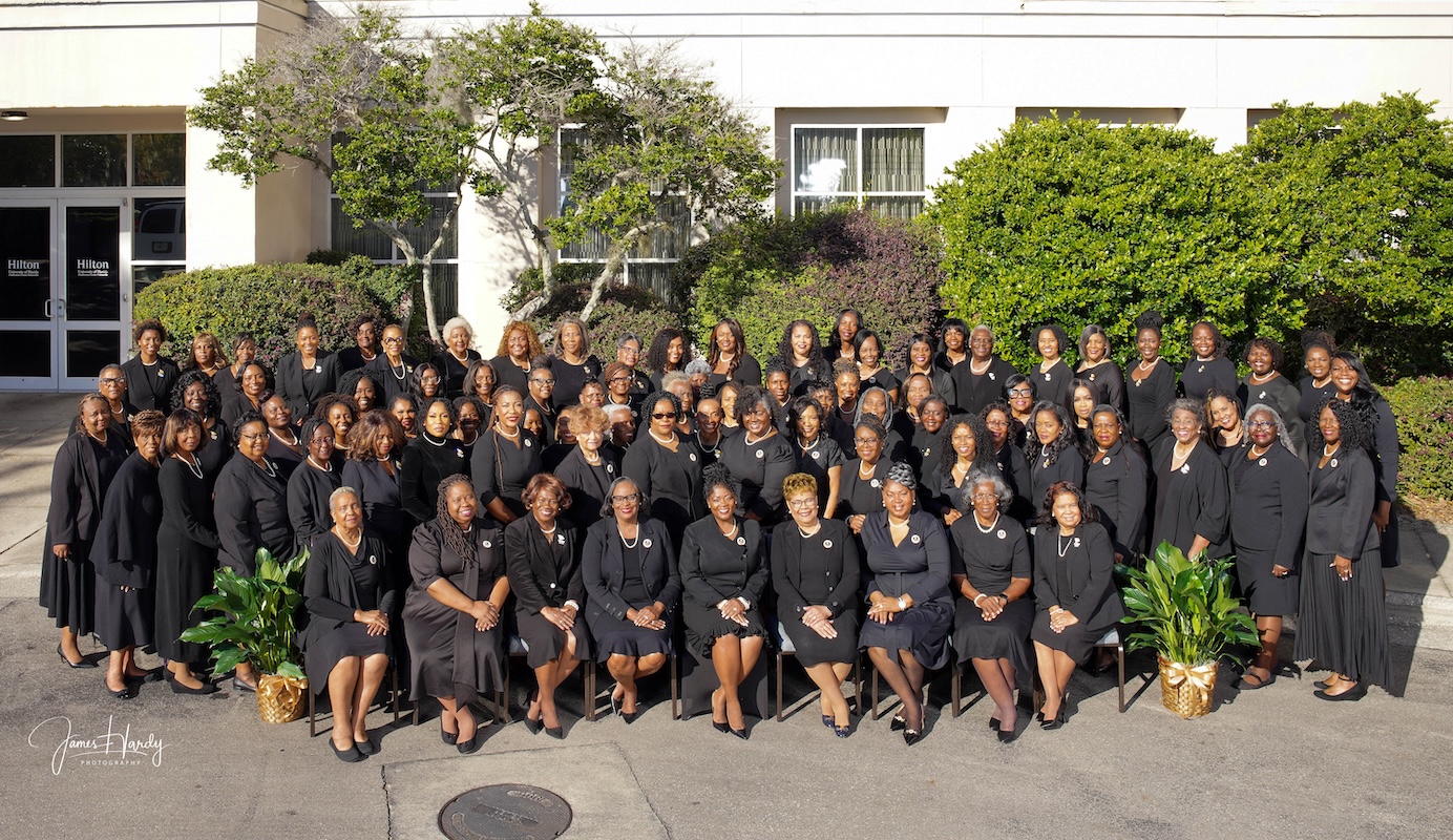 Members of the Greater Gainesville chapter gathered for a group photograph